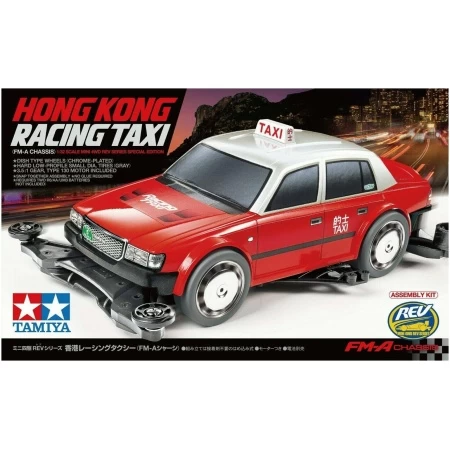 Tamiya 92402 Mini 4wd Hong Kong Racing Taxi (FM-A Chassis) Kit Montaggio 1/32