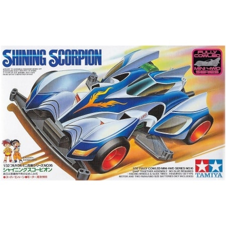 Tamiya 19416 Mini 4wd Shining Scorpion Kit Montaggio 1/32