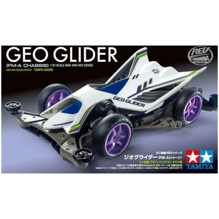 Tamiya 18716 Mini 4wd Geo Glider (FM-A Chassis) Kit Montaggio 1/32