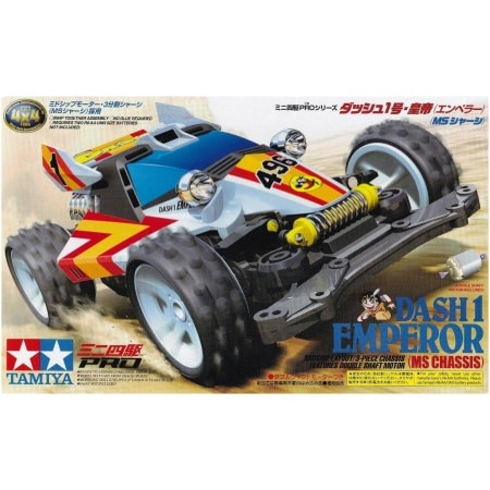 Tamiya 18625 Mini 4wd Dash 1 Emperor (MS Chassis) Kit Montaggio 1/32