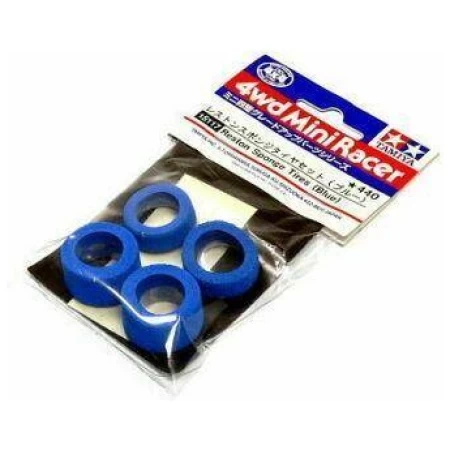 Tamiya 15117 Mini 4wd Reston Sponge Tires (Blue) Gomme Spugna Reston Blu
