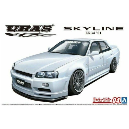 Aoshima 05534 Nissan Skyline (ER34) Type R Uras '01 Kit Montaggio 1/24