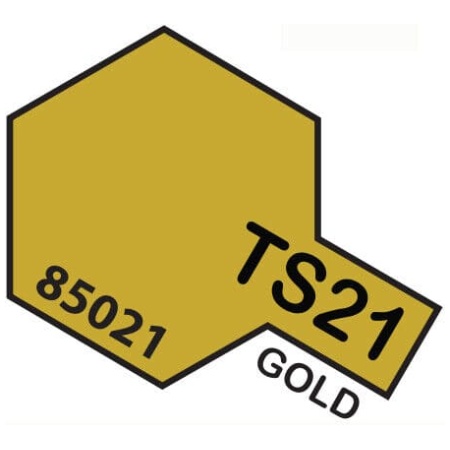 Tamiya TS21 Gold Bomboletta Spray Per Plastica 100ml