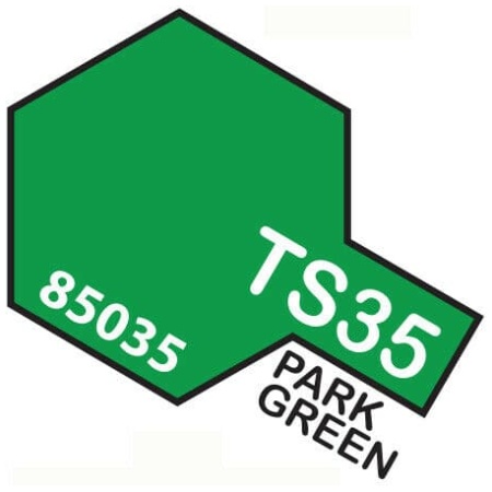 Tamiya TS35 Park Green Bomboletta Spray Per Plastica 100ml