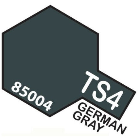 Tamiya TS4 German Grey Bomboletta Spray Per Plastica 100ml