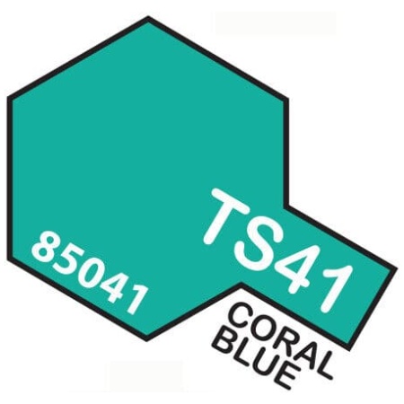 Tamiya TS41 Coral Blue Bomboletta Spray Per Plastica 100ml