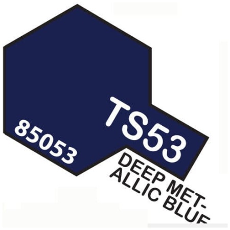 Tamiya TS53 Deep Metallic Blue Bomboletta Spray Per Plastica 100ml
