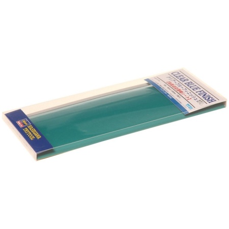 Hasegawa TF21 Clear Blue Finish 1 Sheet (90mmx200mm) Foglio Adesivo No Decal Ad Acqua