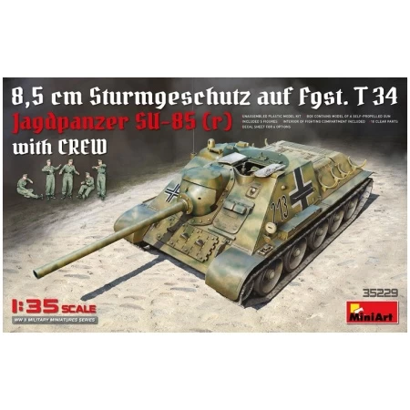 Miniart 35229 Jagdpanzer SU-85 (r) w/Crew Kit Montaggio 1/35