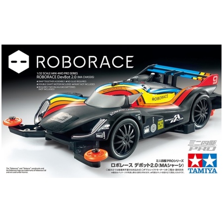 Tamiya 18656 Mini 4wd Roborace (MA Chassis) Kit Montaggio 1/32