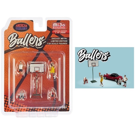American Diorama AD76516MJ Ballers (MiJo Exclusive) Figure Set Die Cast 1/64