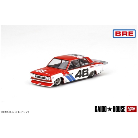 Mini GT KHMG005 Kaido House Datsun 510 Pro Street BRE510 V1 (With 4 Spoke Rims) Die Cast 1/64