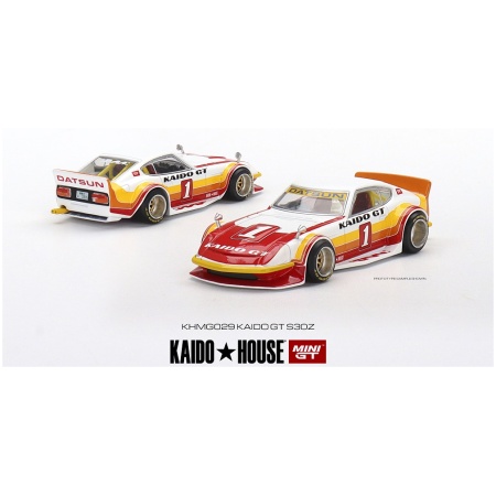 Mini GT KHMG029 Kaido House Datsun KAIDO Fairlady Z Kaido GT V1 Die Cast 1/64