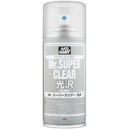 Mr. Hobby B513 Mr. Super Clear Gloss 170ml Spray Trasparente Lucido