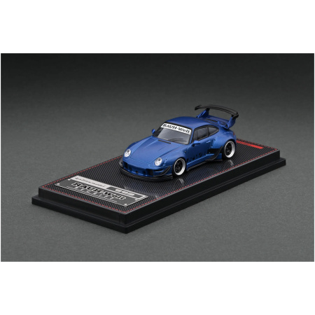 Ignition Model RWB 993 Matte Blue Metallic Die Cast 1/64