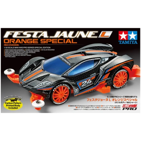 Tamiya 95658 Mini 4wd Festa Jaune L Orange Special (MA Chassis) Kit Montaggio 1/32