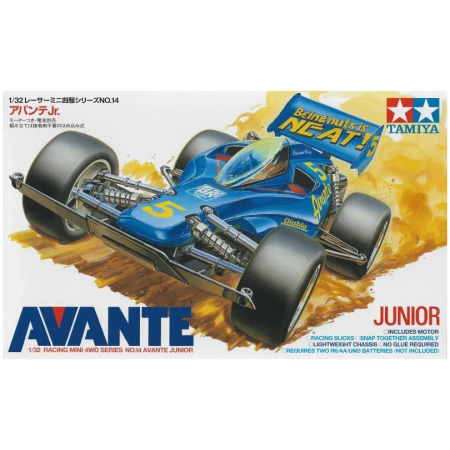 Tamiya 18014 Avante Junior (Type 2 Chassis) Kit Montaggio 1/32