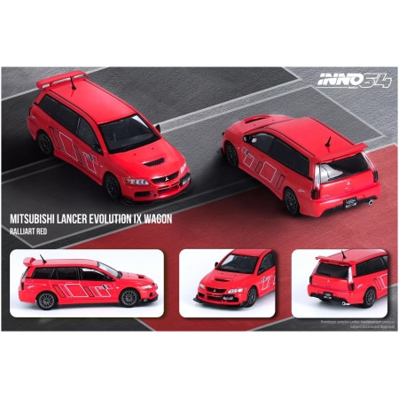 Inno64 Mitsubishi Lancer Evolution IX Wagon "Ralliart" Die Cast 1/64