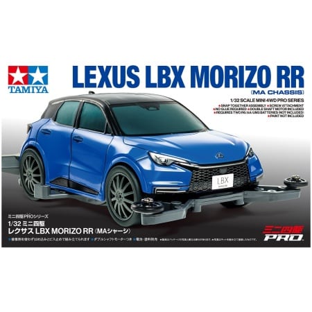 Tamiya 18661 Mini 4wd Lexus LBX Morizo RR (MA Chassis) Kit Montaggio 1/32