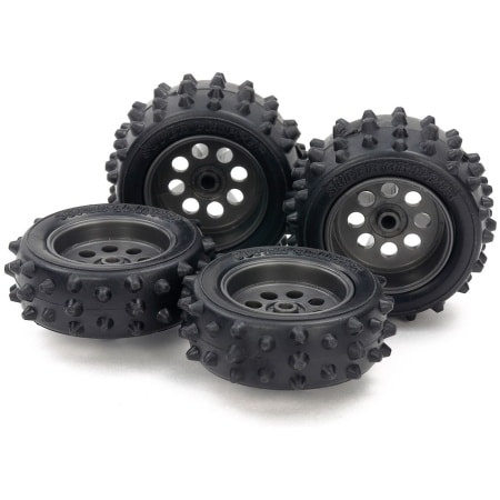 Tamiya 15547 Mini 4wd Spike Tire & Wheel Set (For EZ Chassis)